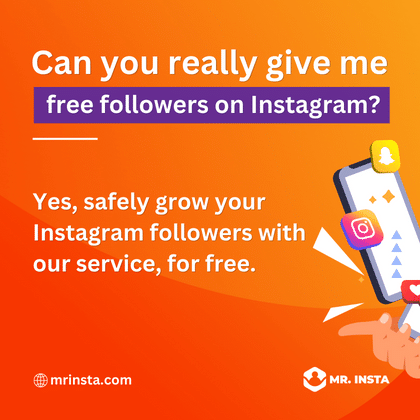 Can you really give me free followers on Instagram?