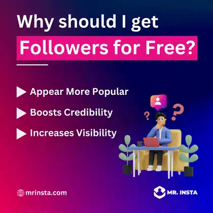 Why should I get followers for free?